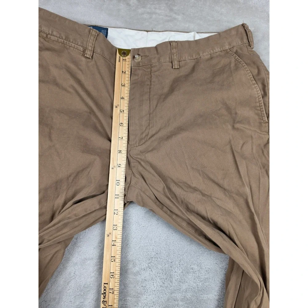Polo Ralph Lauren Chino Pants Mens 34/34 Brown Cotton Straight Leg Casual
